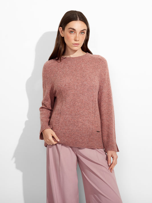 Suéter Zia De Baby Alpaca Color Rosado