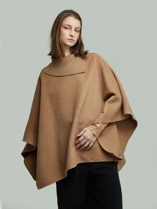 Capa Yssey De Baby Alpaca Color Camel