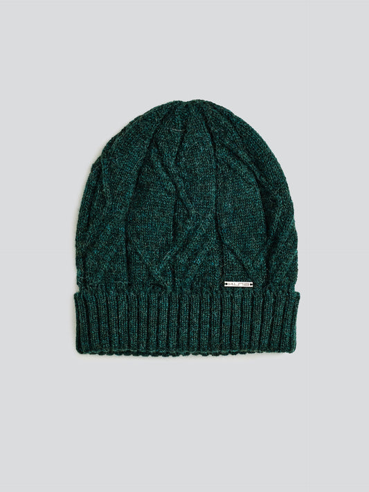 Gorro Yann De Baby Alpaca Color Verde