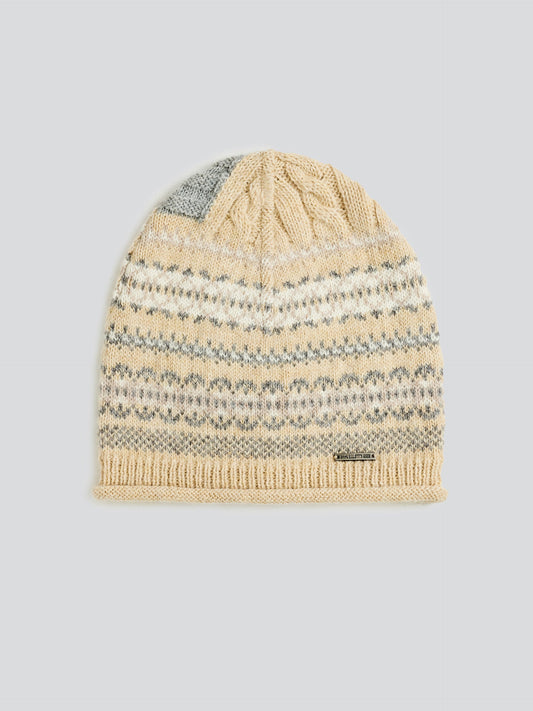 Gorro Yourself De Baby Alpaca Color Beige