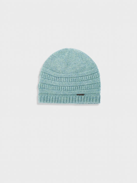 Gorro Zada De Baby Alpaca Color Celeste