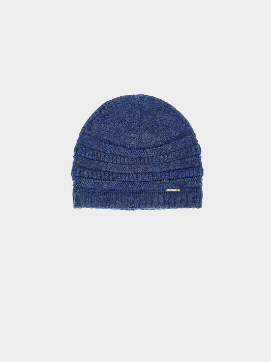 Gorro Zada De Baby Alpaca Color Azul