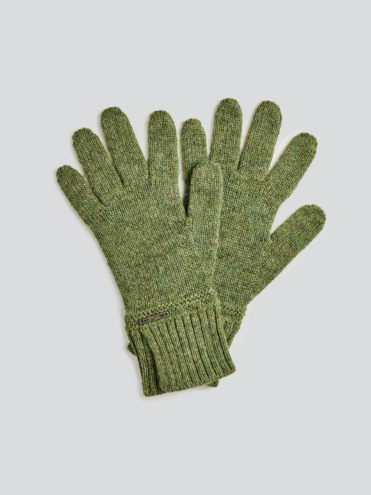 Guantes Yrma De Baby Alpaca Color Verde