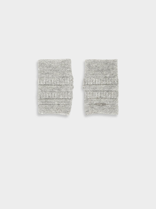 Guantes Zada De Baby Alpaca Color Gris