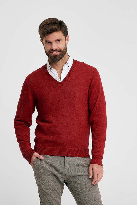 Suéter Alan De Baby Alpaca Color Vermouth