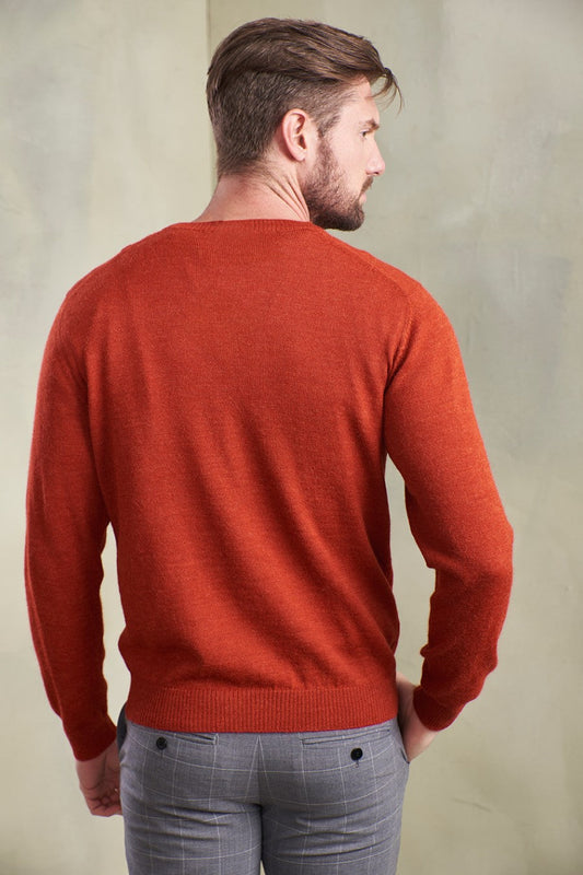 SUÉTER ALASKA DE BABY ALPACA COLOR OXIDE
