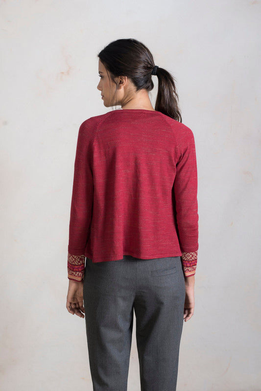 Cárdigan Rumicancha De Baby Alpaca Color Ravel