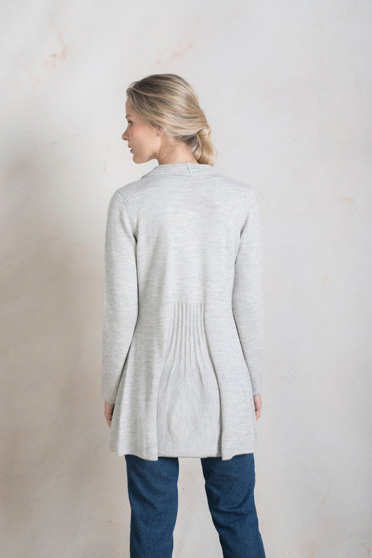 Cárdigan Rubi De Baby Alpaca Color Cumulus