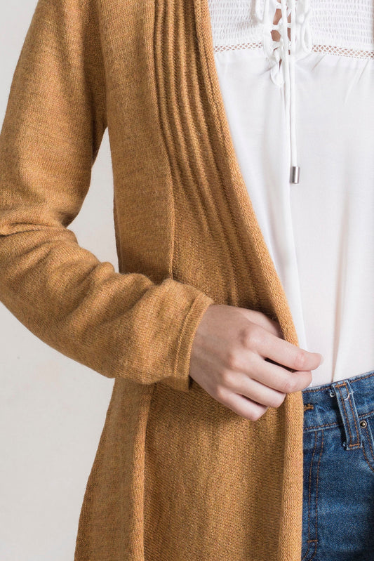 Cárdigan Rubi De Baby Alpaca Color Amber