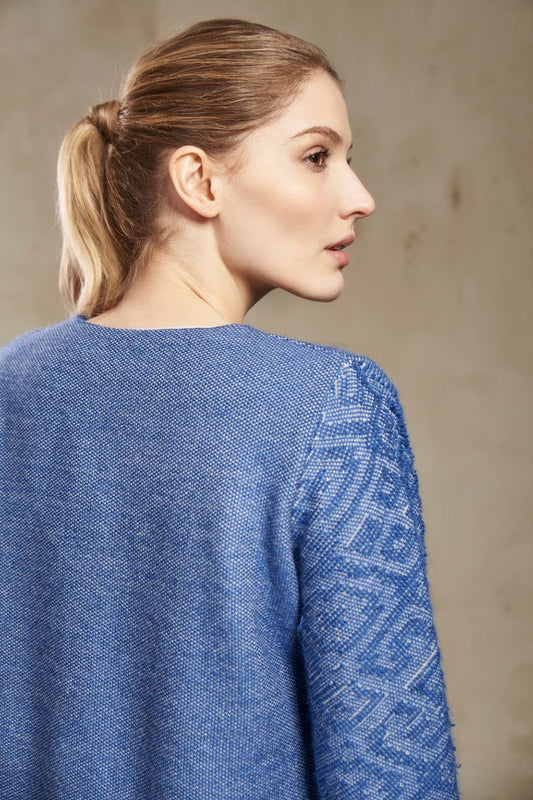 Cárdigan Sachaca De Baby Alpaca Color Atmosfera