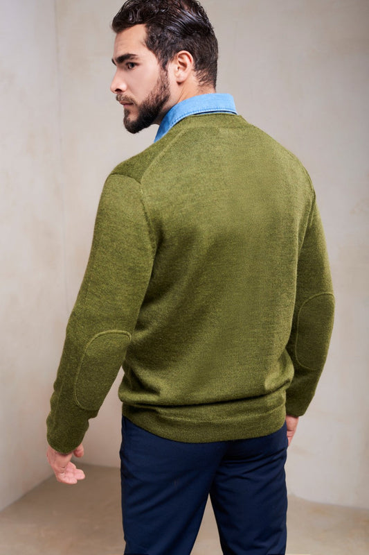 CÁRDIGAN SERGIO DE BABY ALPACA COLOR CAMEO