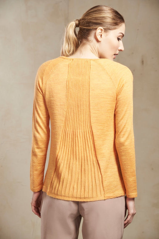 Cárdigan Santal De Baby Alpaca Color Banane
