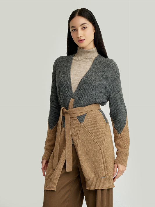 Cardigán Yelissa De Baby Alpaca Color Camel