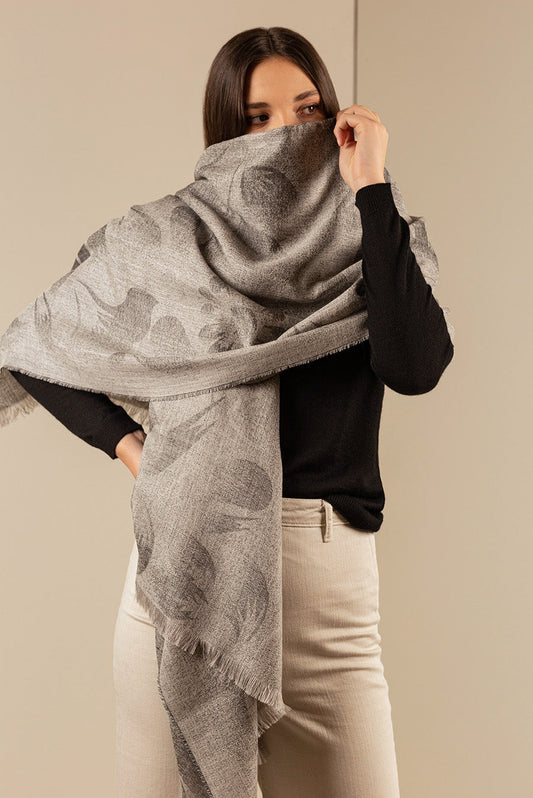 Estola Update De Baby Alpaca Color Negro