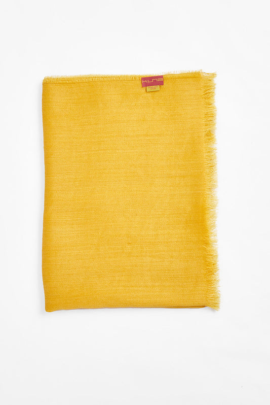 Estola Teaberry De Baby Alpaca Color Amarillo