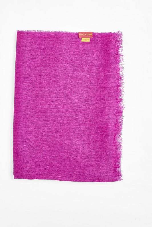 Estola Teaberry De Baby Alpaca Color Fucsia