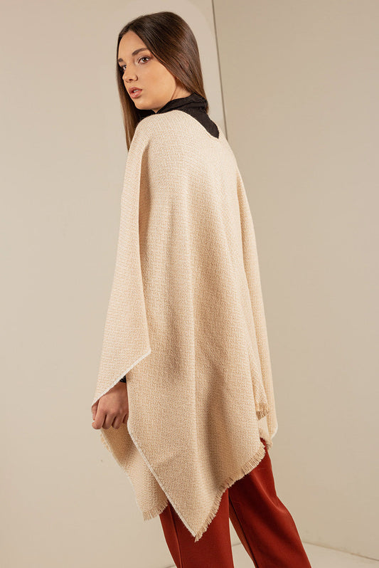 Capa Uscita De Baby Alpaca Color Beige