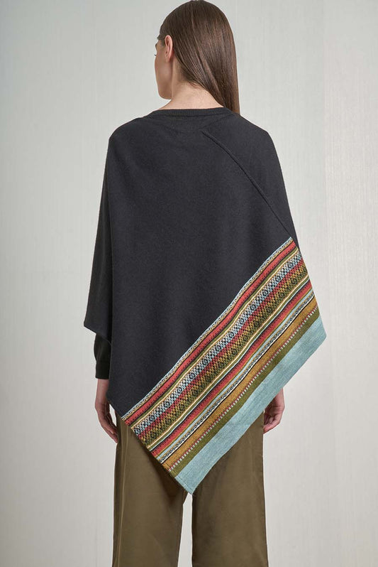 Poncho Vilcanota De Baby Alpaca Color Spruce