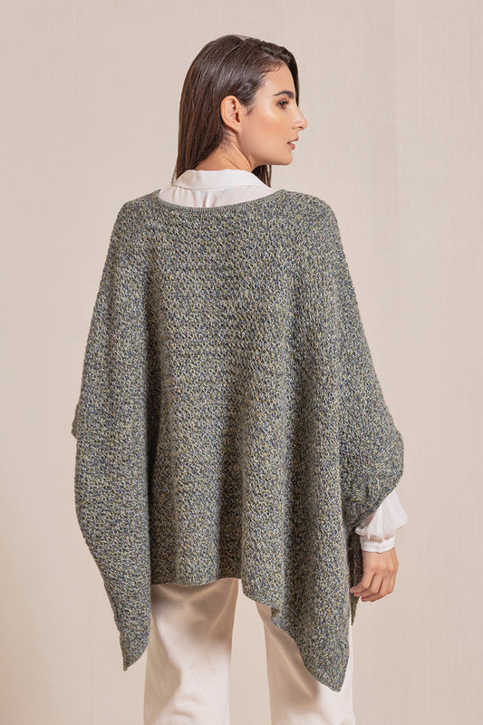 Poncho Valdivieso De Baby Alpaca Color Verona