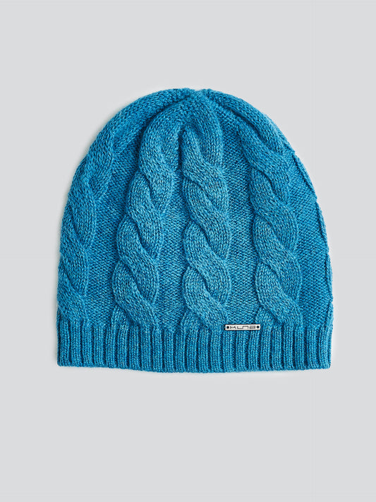 Gorro Yarela De Baby Alpaca Color Celeste