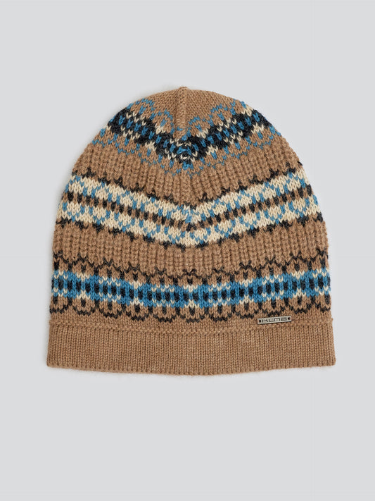 Gorro Yoke Hat De Baby Alpaca Color Camel