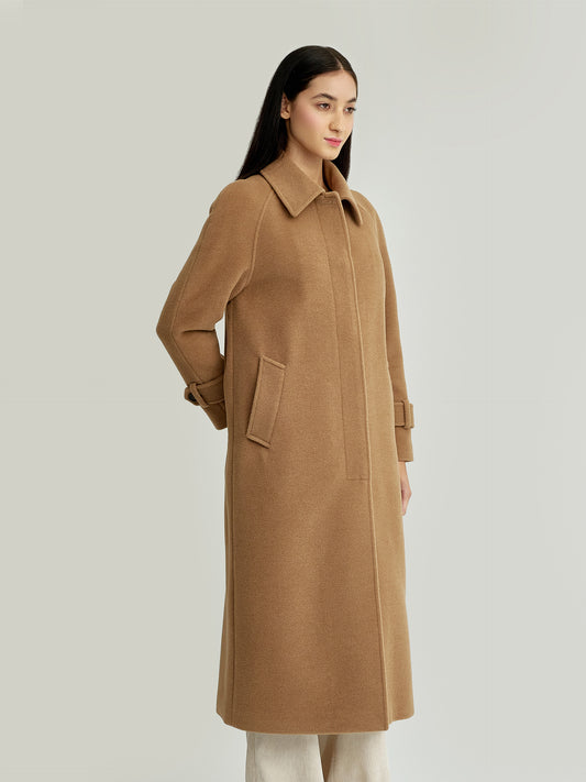 Abrigo You De Baby Alpaca & Lana Color Camel