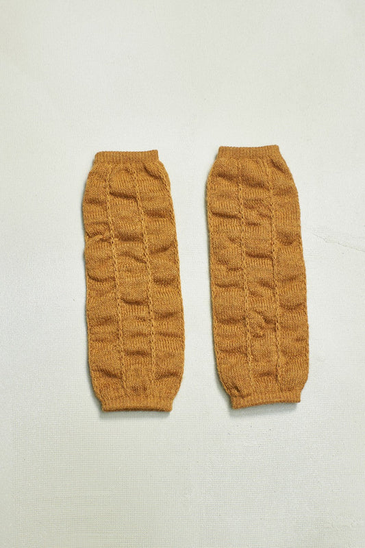 Guantes Tempo De Baby Alpaca Color Senape