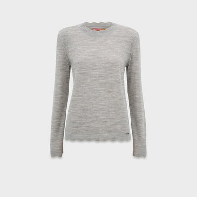 Suéter Cindy De Baby Alpaca Color Gris