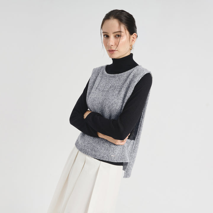 Chaleco Udda De Baby Alpaca Color Gris