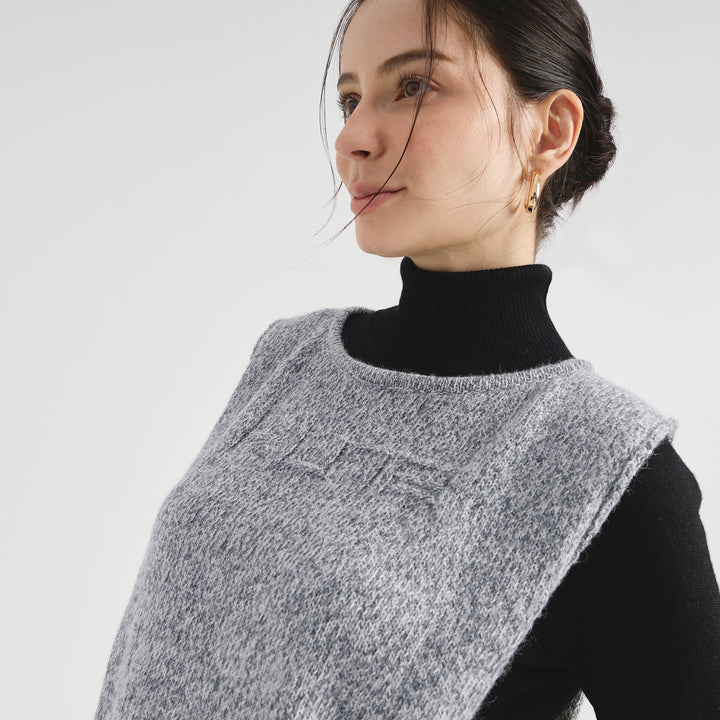 Chaleco Udda De Baby Alpaca Color Gris
