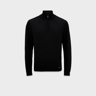 Suéter Albert De Baby Alpaca Color Negro