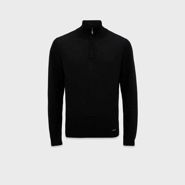 Suéter Albert De Baby Alpaca Color Negro