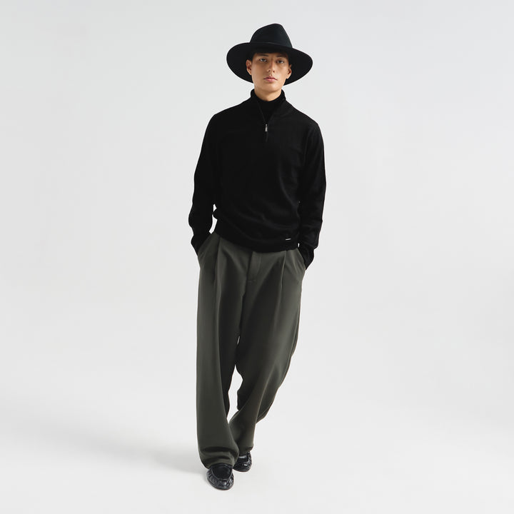 Suéter Albert De Baby Alpaca Color Negro