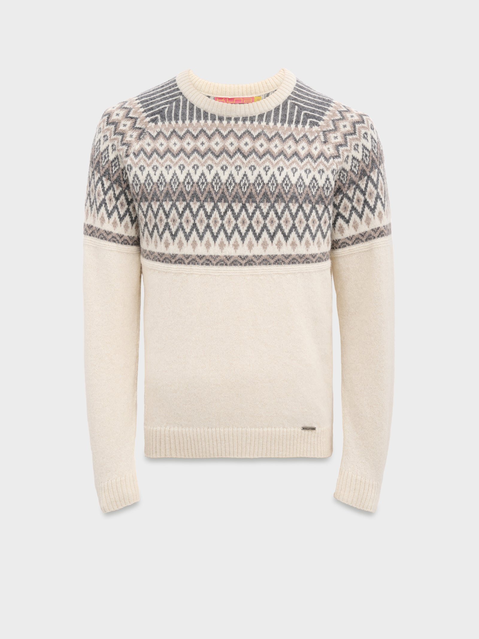Ecru Baby Alpaca Calvados Sweater