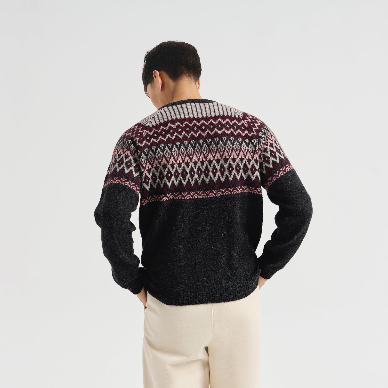 Suéter Calvados De Baby Alpaca Color Gris