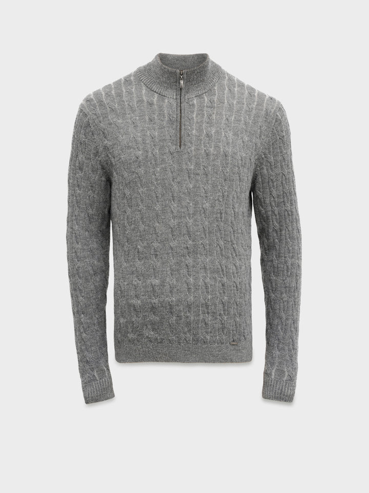 Calypso Baby Alpaca Sweater - Gray