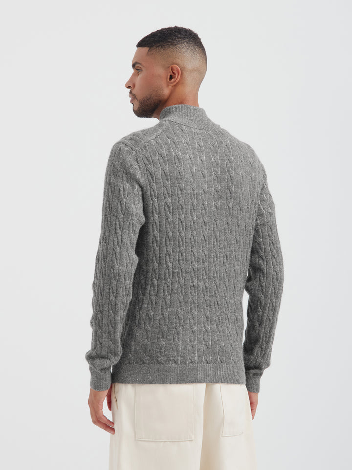 Calypso Baby Alpaca Sweater - Gray