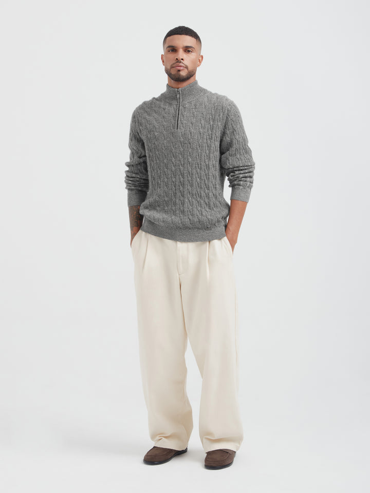 Calypso Baby Alpaca Sweater - Gray