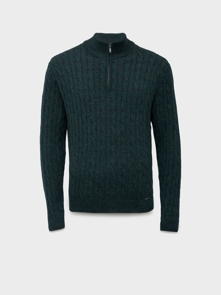 Calypso Baby Alpaca Sweater in Green