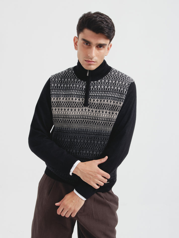 City Baby Alpaca Sweater Black