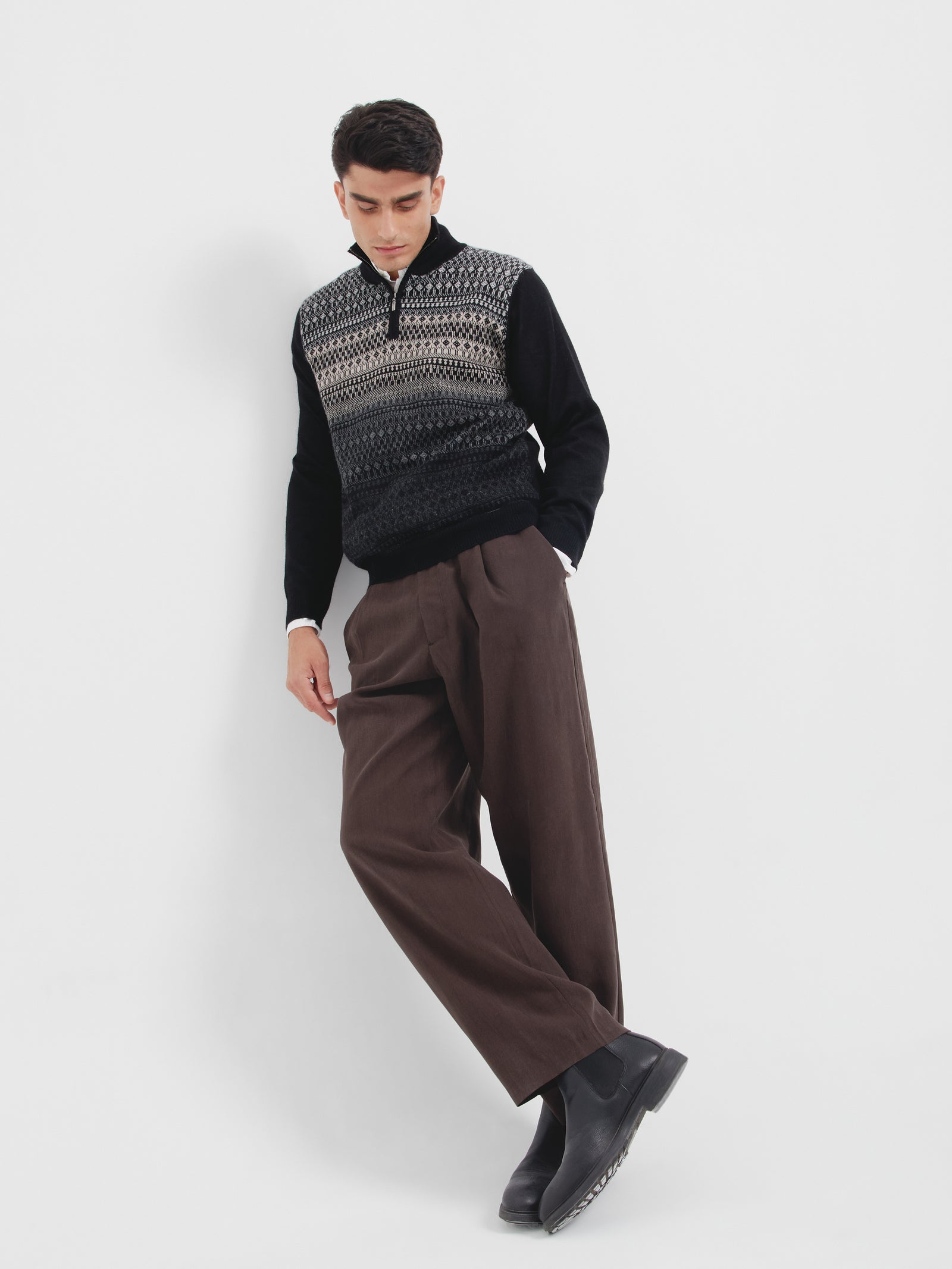 City Baby Alpaca Sweater Black