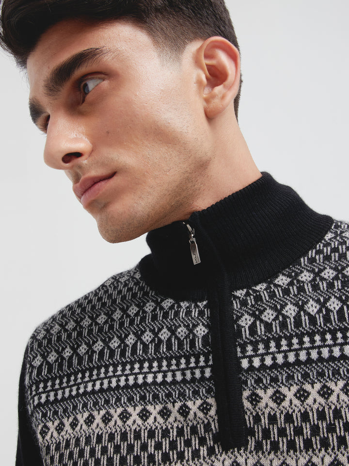 City Baby Alpaca Sweater Black