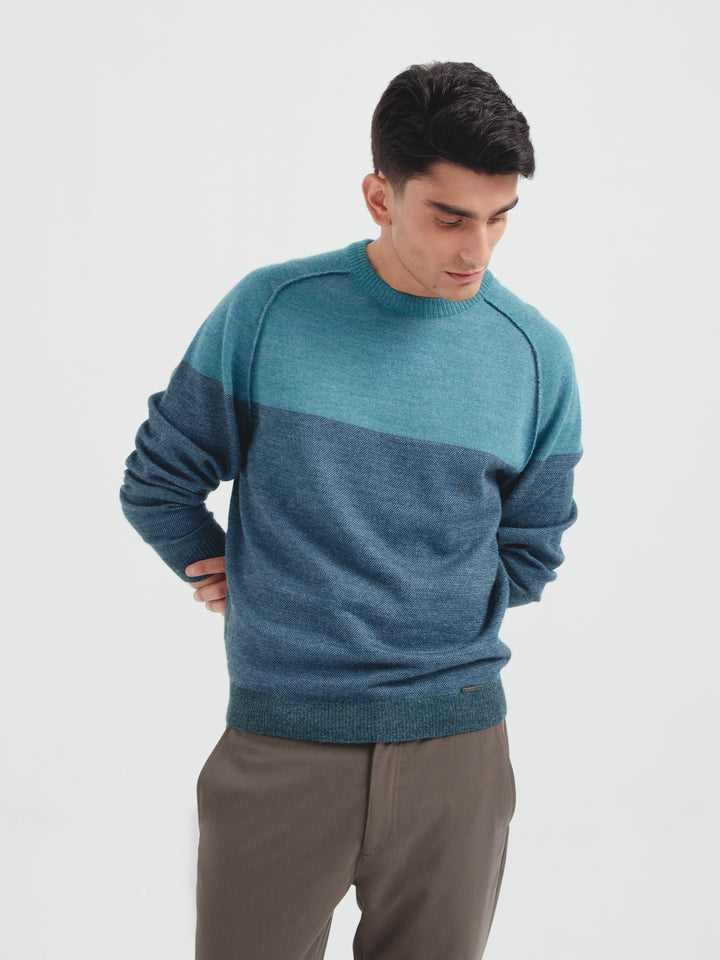 Clark Baby Alpaca Sweater Sky Blue