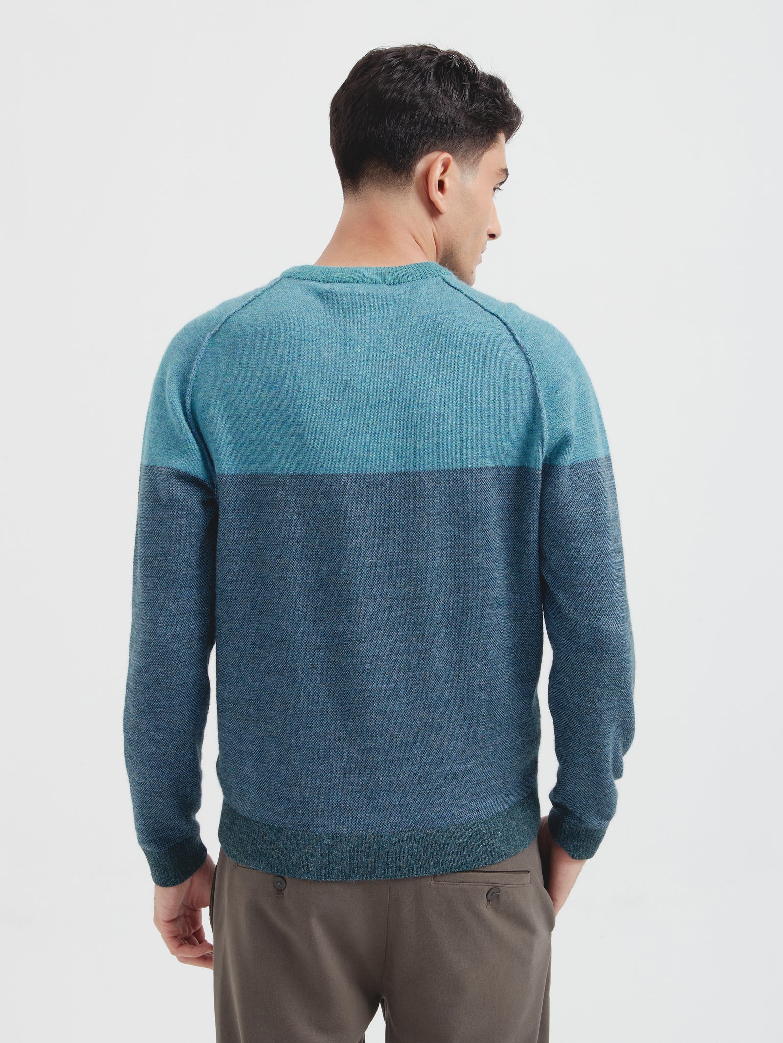 Clark Baby Alpaca Sweater Sky Blue