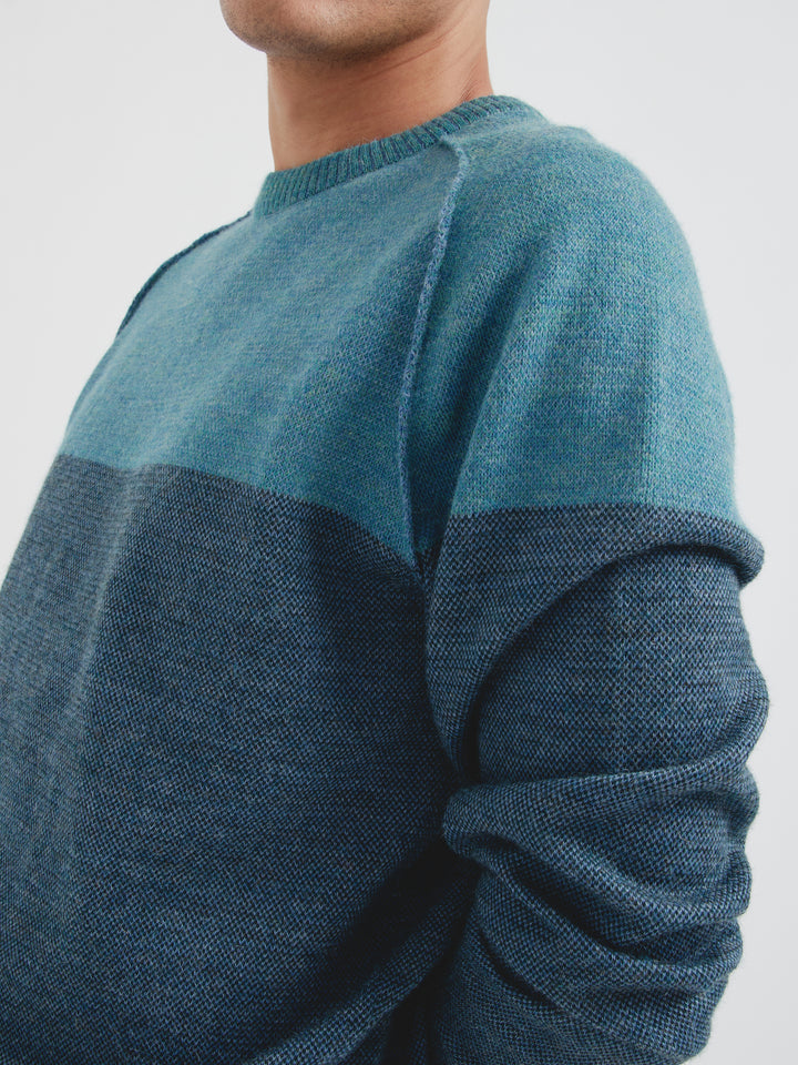 Clark Baby Alpaca Sweater Sky Blue