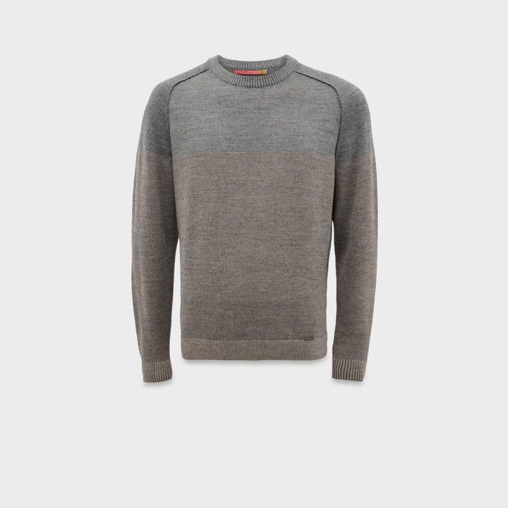 Suéter Clark De Baby Alpaca Color Gris