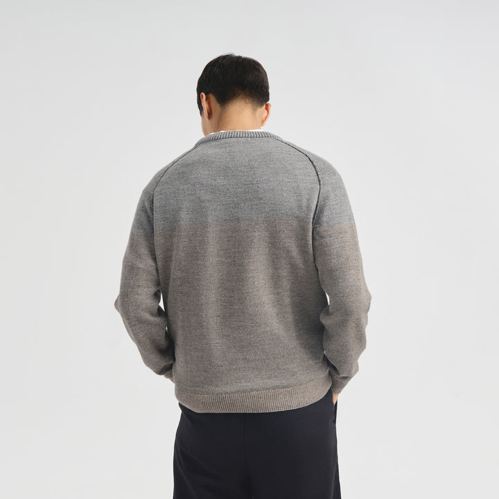 Suéter Clark De Baby Alpaca Color Gris
