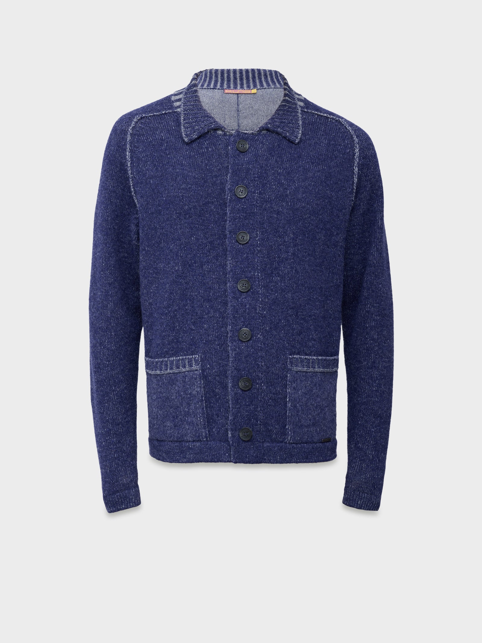 Cristobal Baby Alpaca Cardigan in Blue