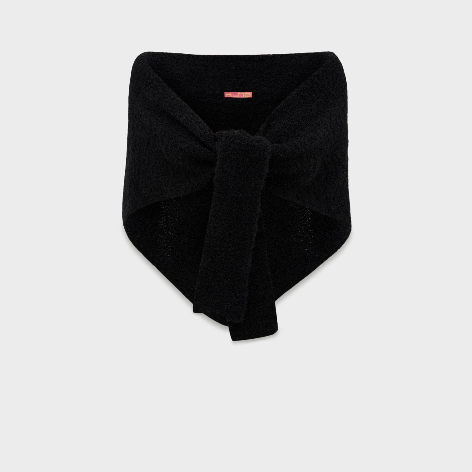 Bufanda Cornelia De Alpaca Color Negro