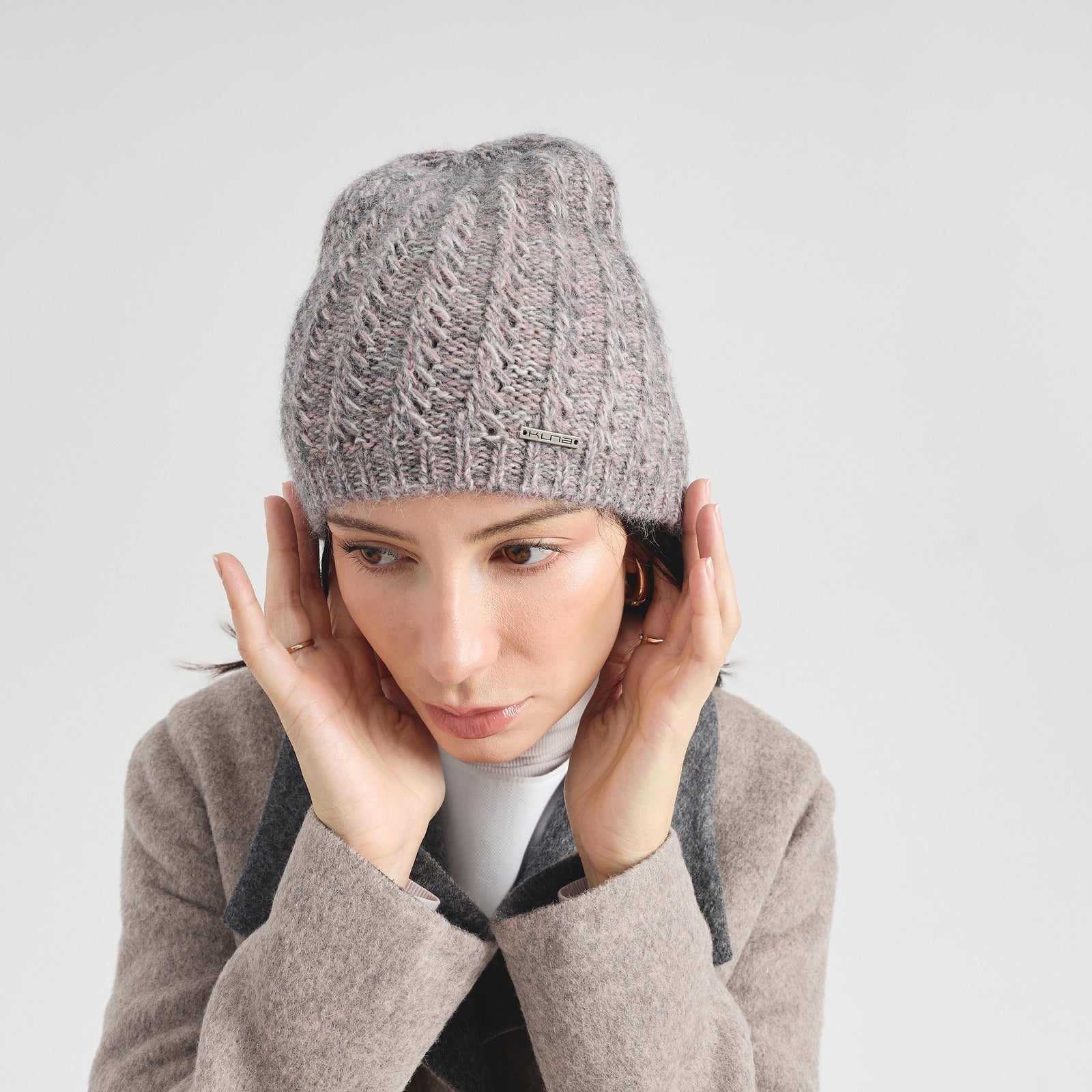 Gorro Cactus De Baby Alpaca Color Rosado